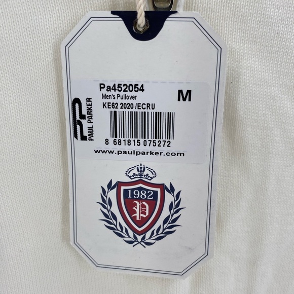 PAUL PARKER - Men’s Pullover in Ecru - Picture 6 of 7